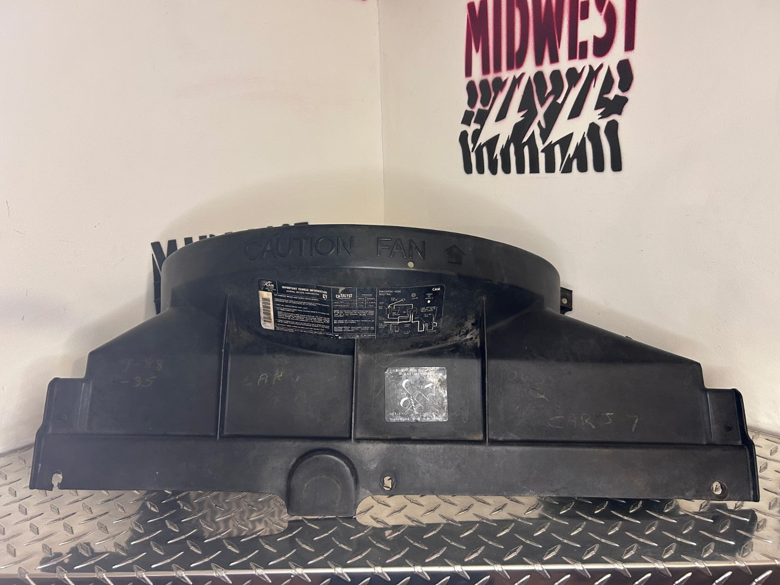 1988-99 Chevy/GMC C/K Upper Radiator Fan Shroud OEM Silverado Sierra