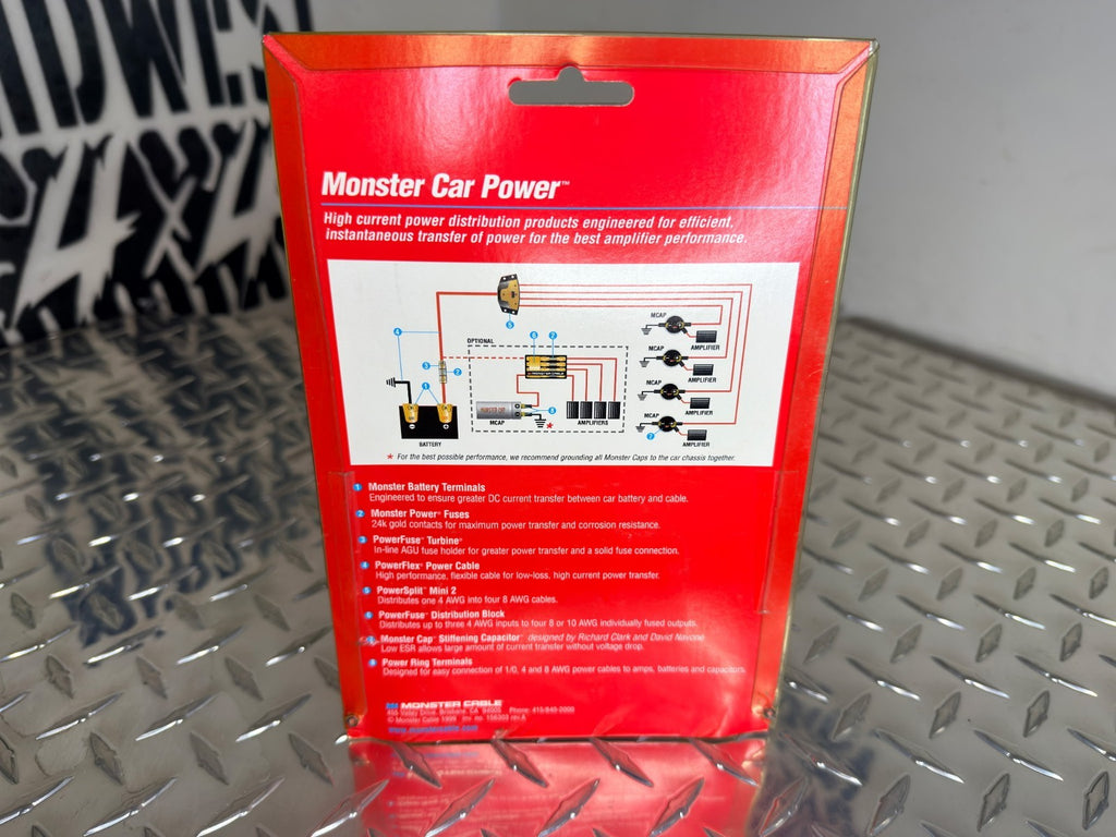 Monster Car Audio PowerFuse Distribution Block PFD 12A Power Fuse