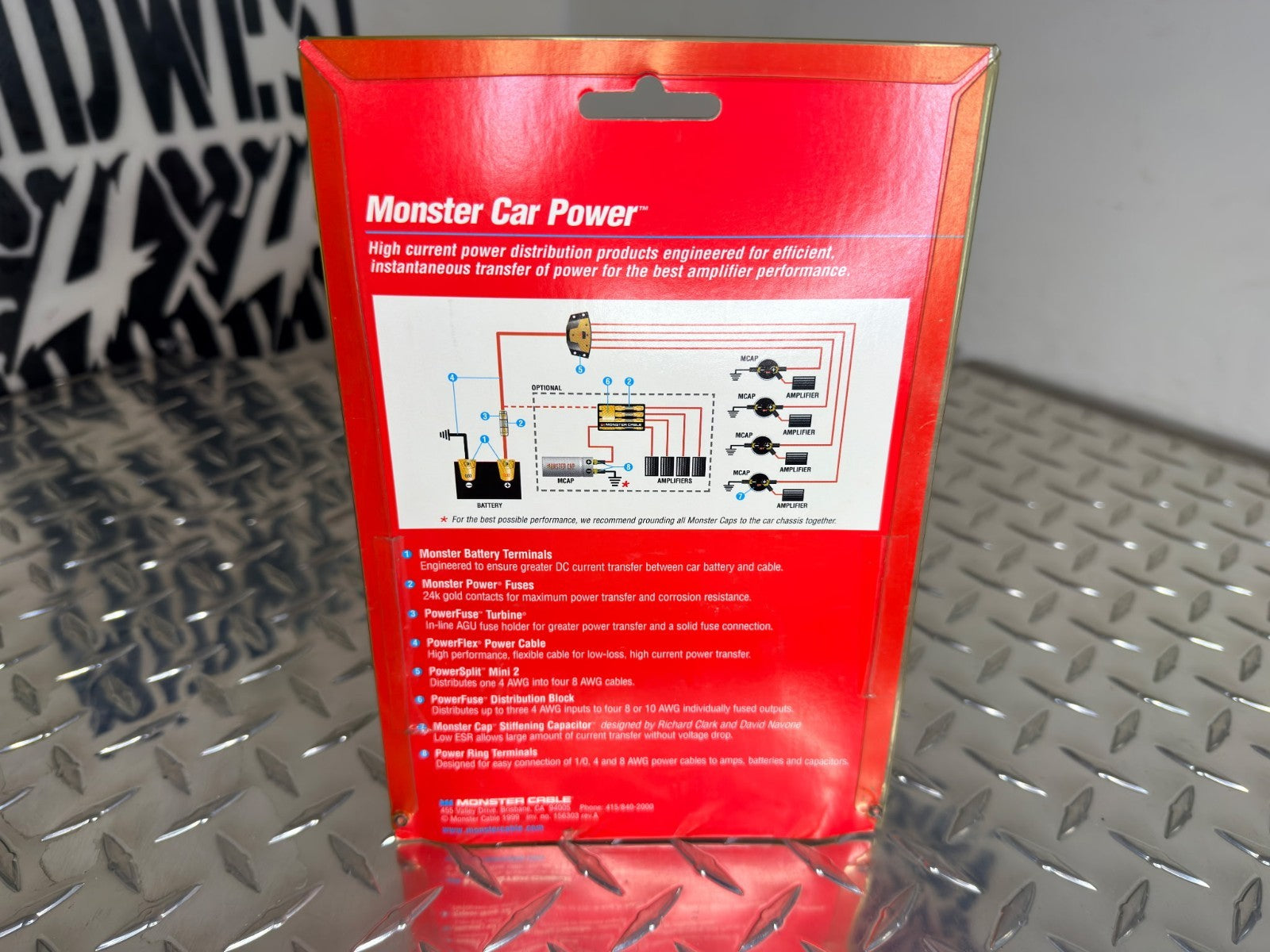 Monster Car Audio PowerFuse Distribution Block PFD 12A Power Fuse