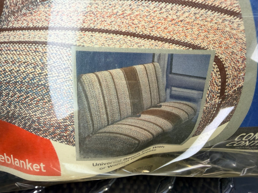 Elegant Rugged Saddle Blanket Truck Bench Seat Cover With/Without Headrest Brown