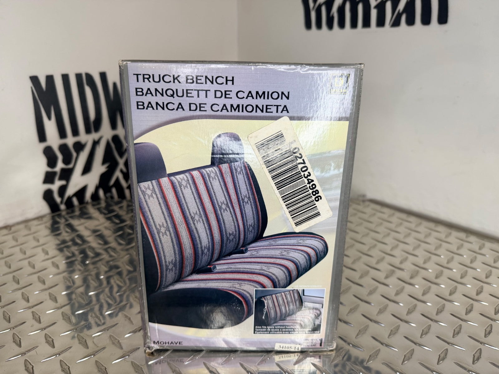 Saddleman Mohave Truck Bench Seat Cover w/Headrest- Mohave