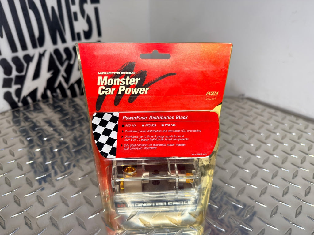 Monster Car Audio PowerFuse Distribution Block PFD 12A Power Fuse