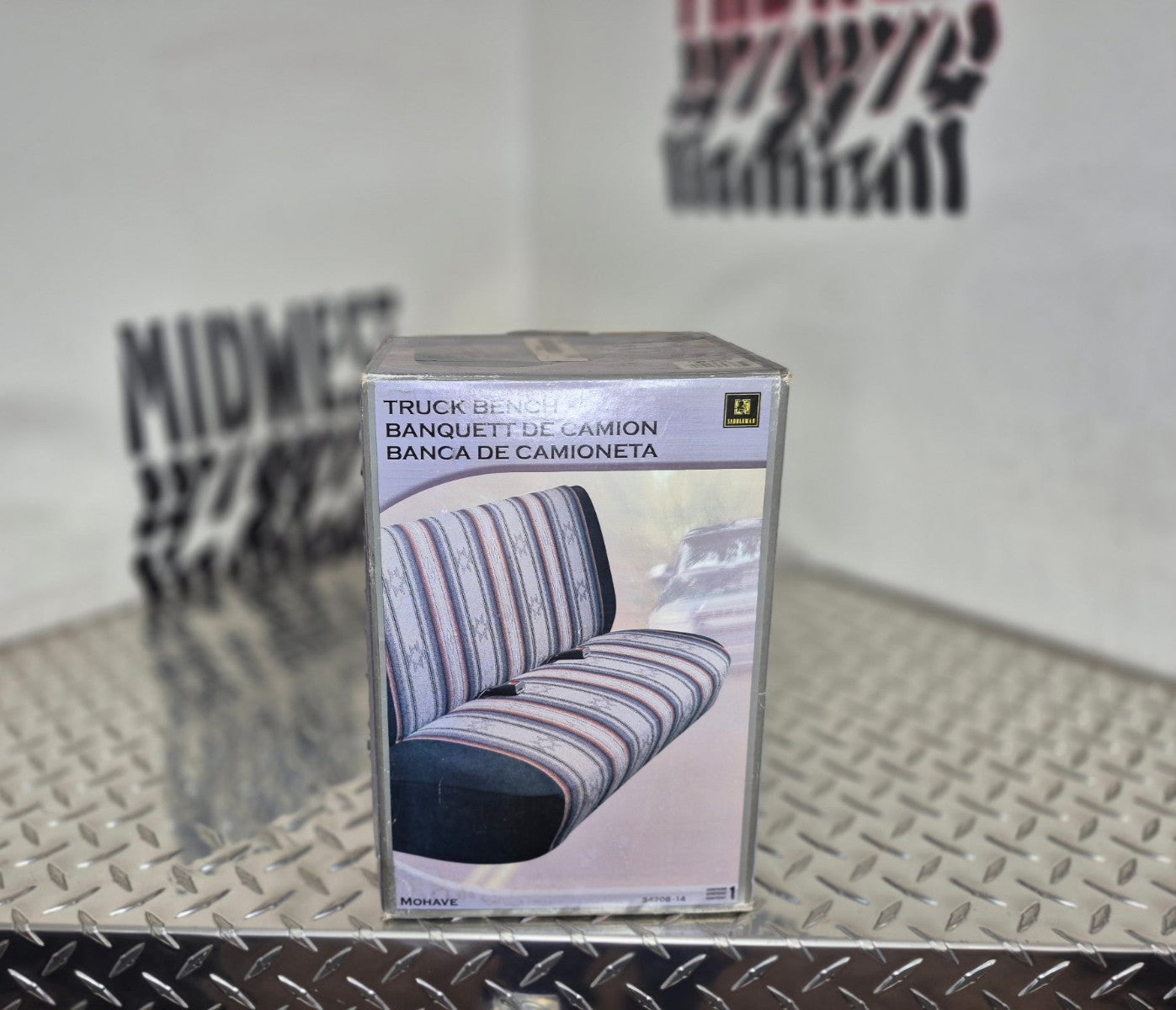 Saddleman Mohave Truck Bench Seat Cover- Mohave Grey