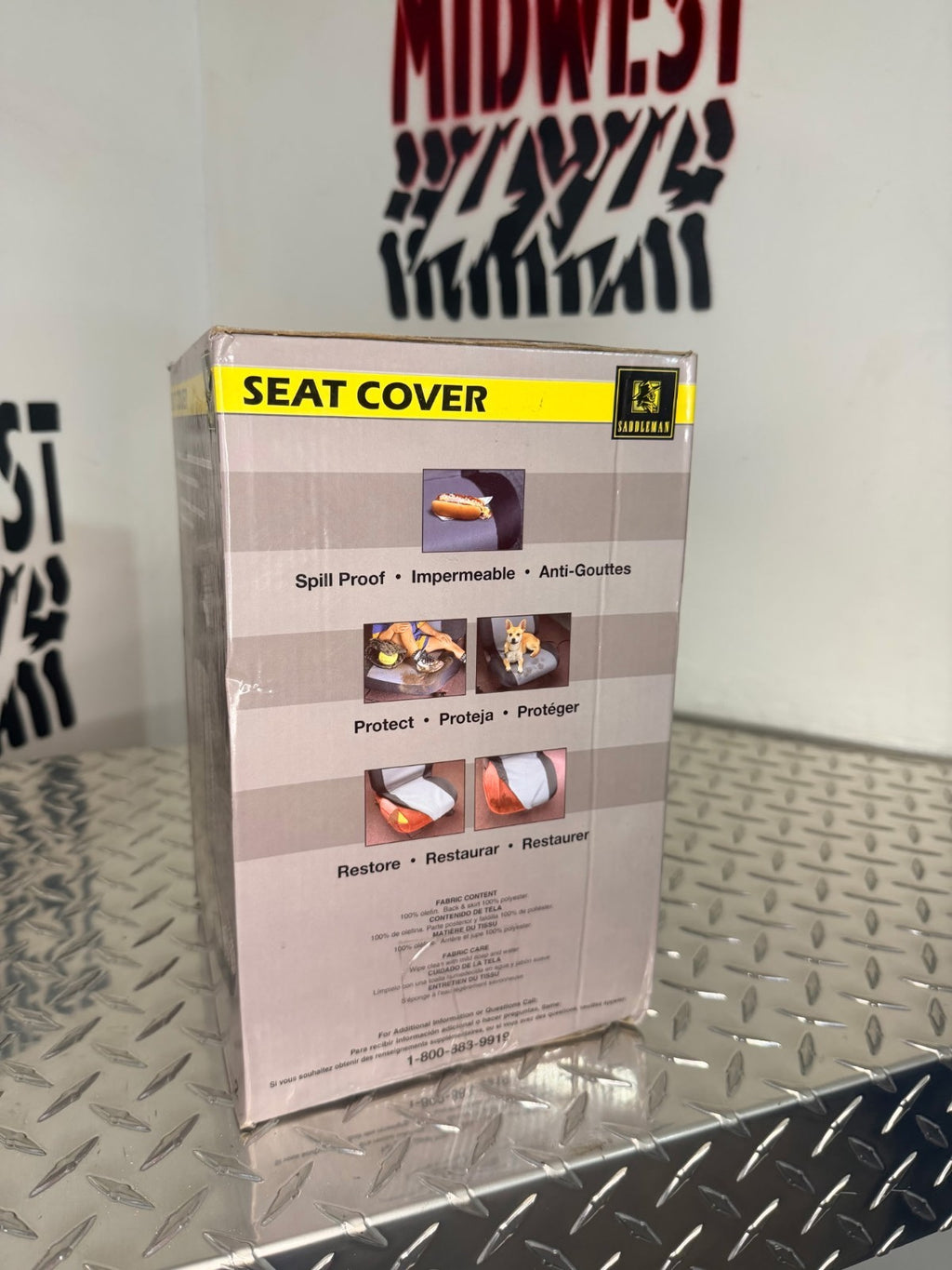 Saddleman Multi Bucket High Back Seat Cover Black Head Rest 2 Covers- Black