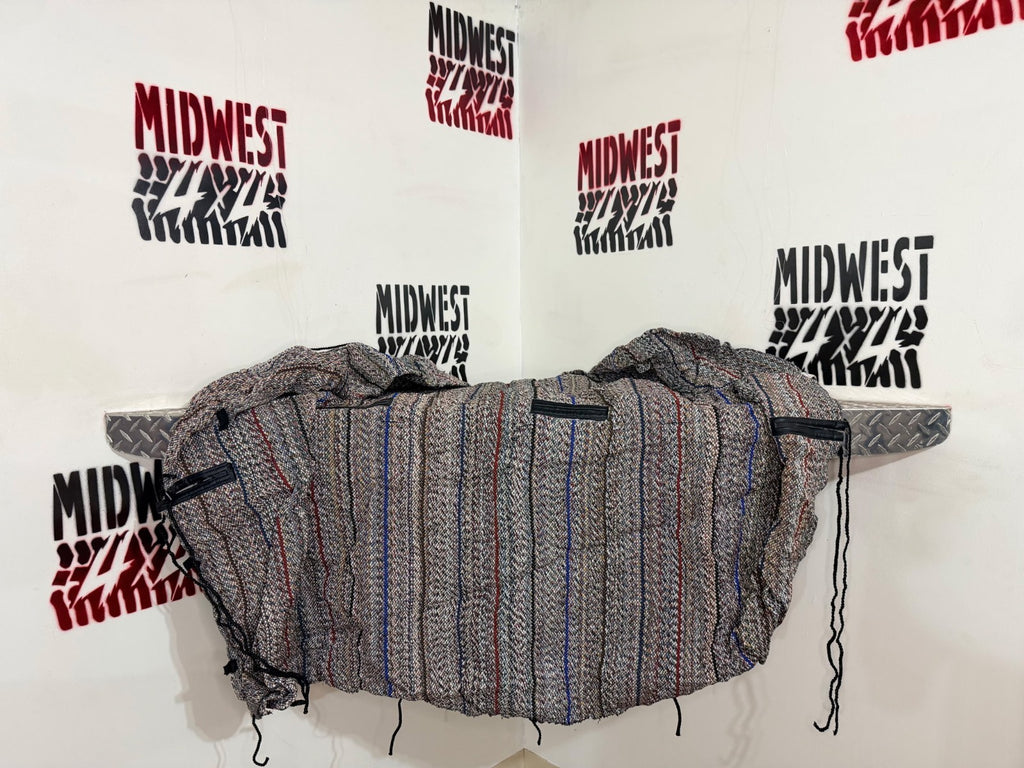 Saddleman Rugged Saddle Blanket Truck Bench Seat Cover- Pinstripe