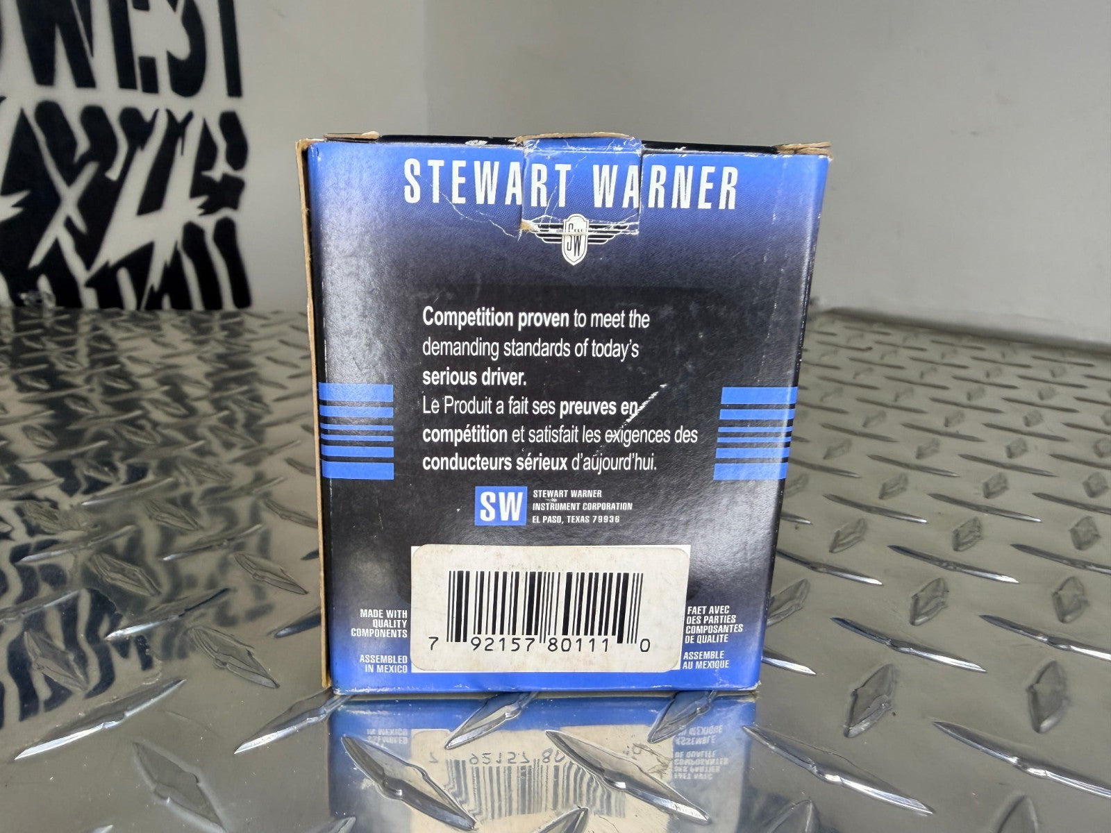 Stewart Warner Mechanical Amperes Ammeter Gauge w/Bracket  60-60 82202/701-2178