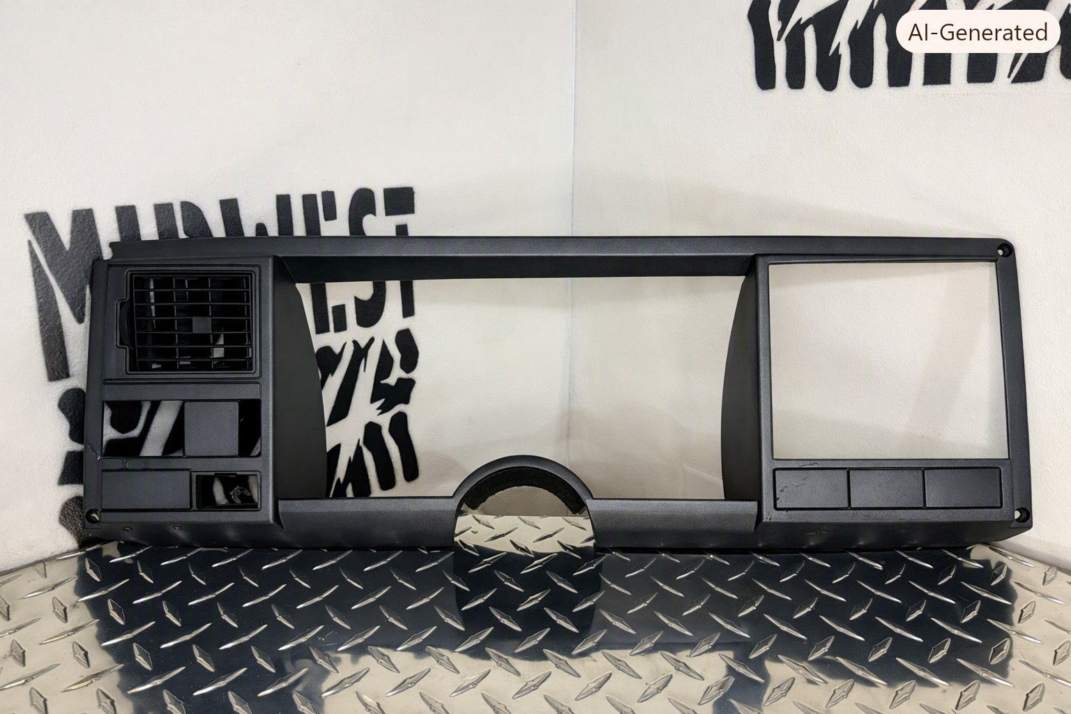 1988-94 OBS Chevy GMC C/K Silverado Sierra 1500 Dash Cluster Bezel Trim DRK GRAY