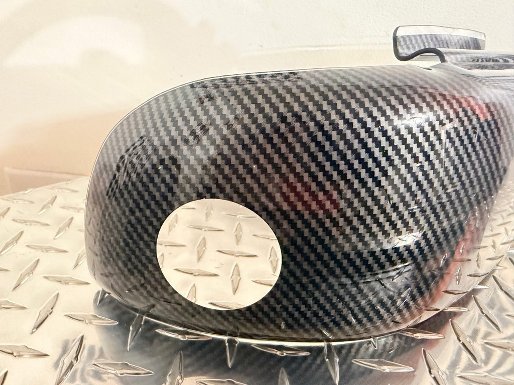 1999-06 GMC Sierra Yukon 3D Carbon Fiber Headlight Covers
