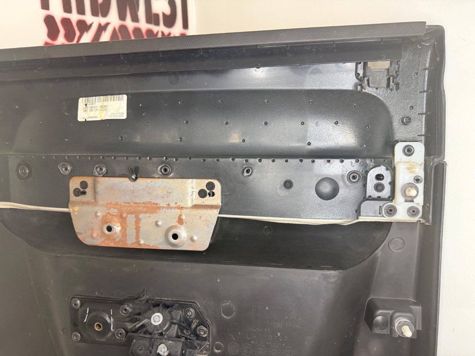 2007-13 Silverado/Sierra Rear Left Driver Side Door Panel Crew Cab OEM