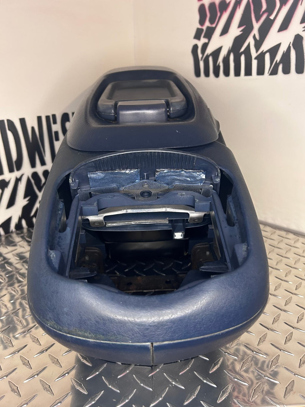 1995-99 Chevy GMC C/K 1500 2500 Floor Center Console OEM Suburban Silverado Blue