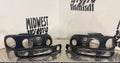 1999-06 GMC Sierra Yukon 3D Carbon Fiber Headlight Covers