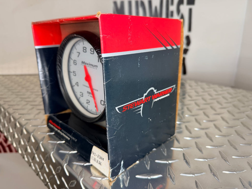 Stewart Warner 114002 Maximum Performance Series Electric Tachometer 10,000 RPMs