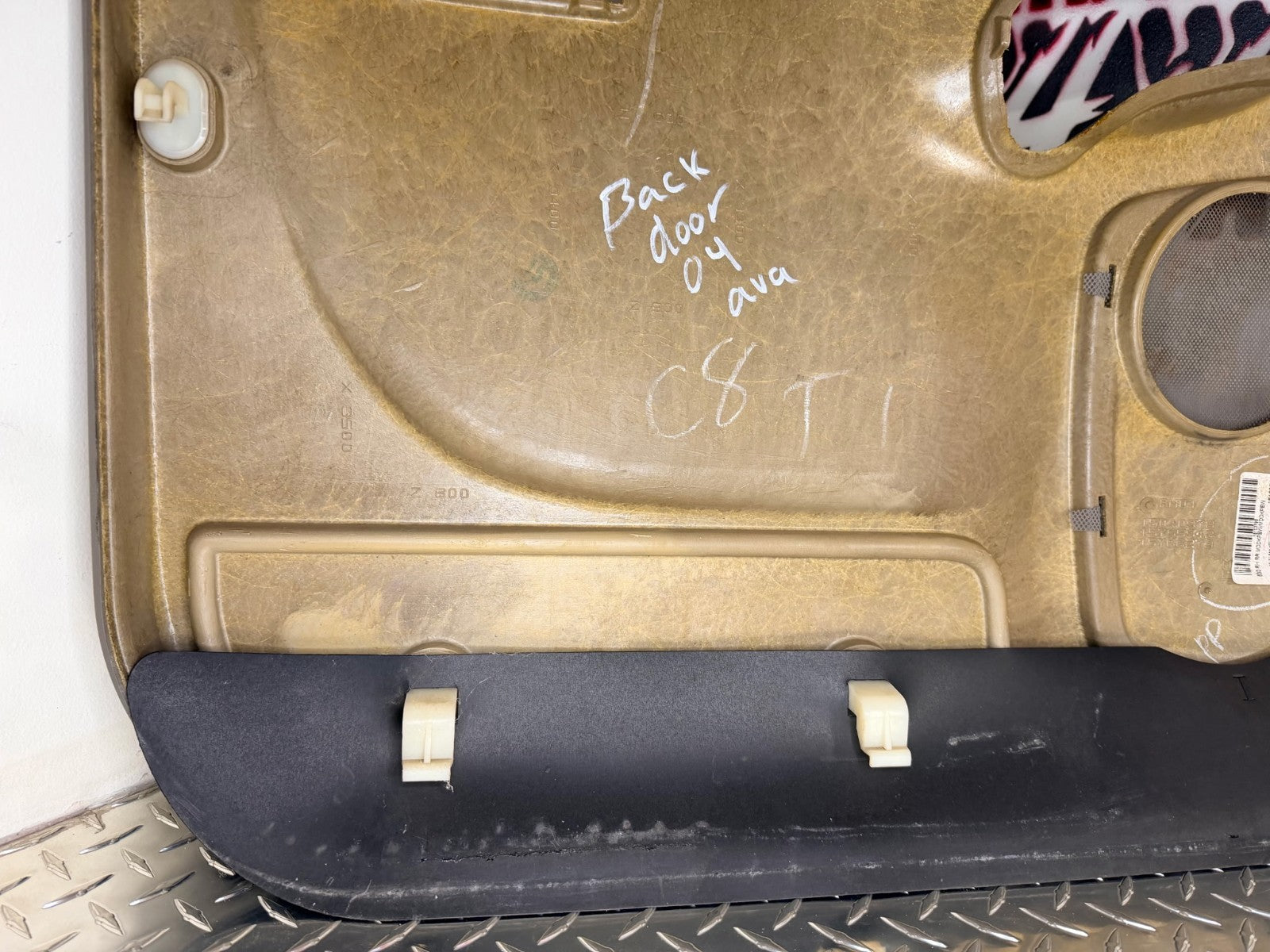 2003-06 Silverado Sierra Rear Right Door Panel OEM Yukon Escalade
