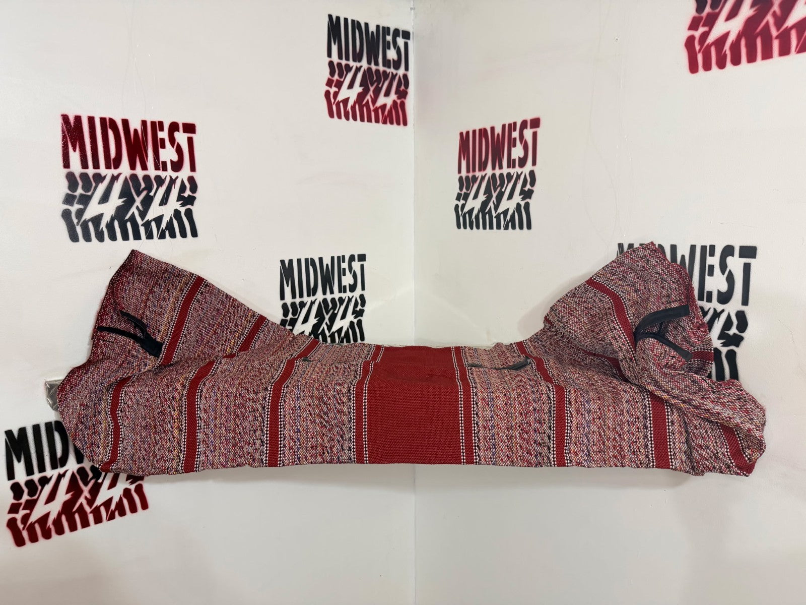 Saddleman Rugged Saddle Blanket Truck Bench Seat Cover- Wine 02252-04