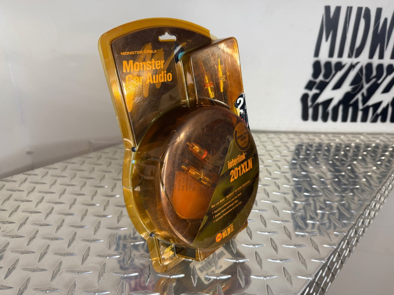 Monster Cable Car Audio Interlink 201XLN 2 Chl 3 Meter Directional Interconnect