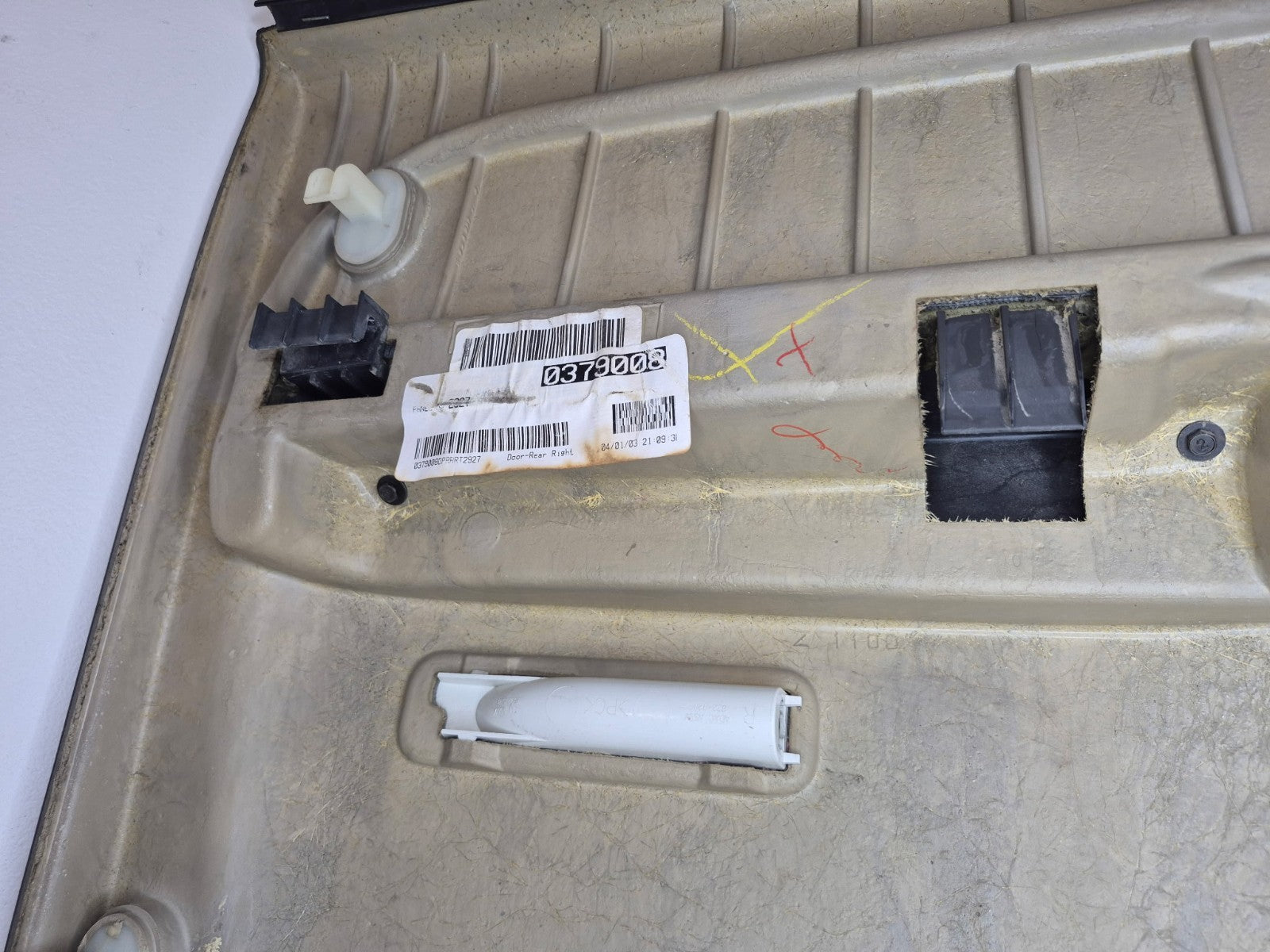 2003-06 Silverado/Sierra Rear Right (Passenger) Door Panel OEM