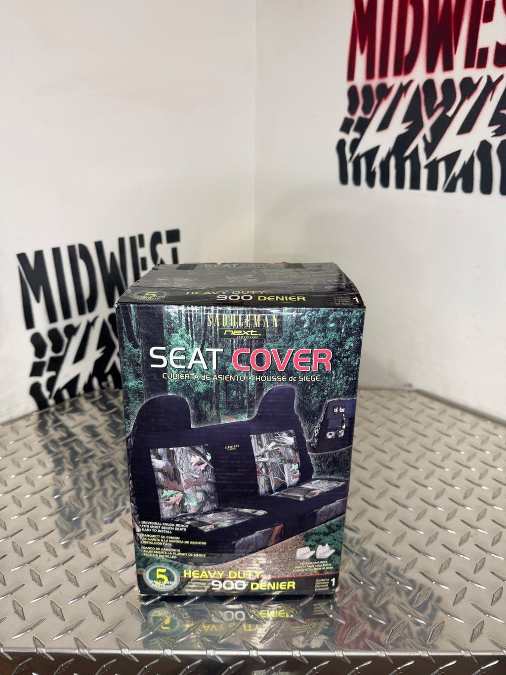 Saddleman Heavy Duty Camouflage Truck Bench Seat Cover