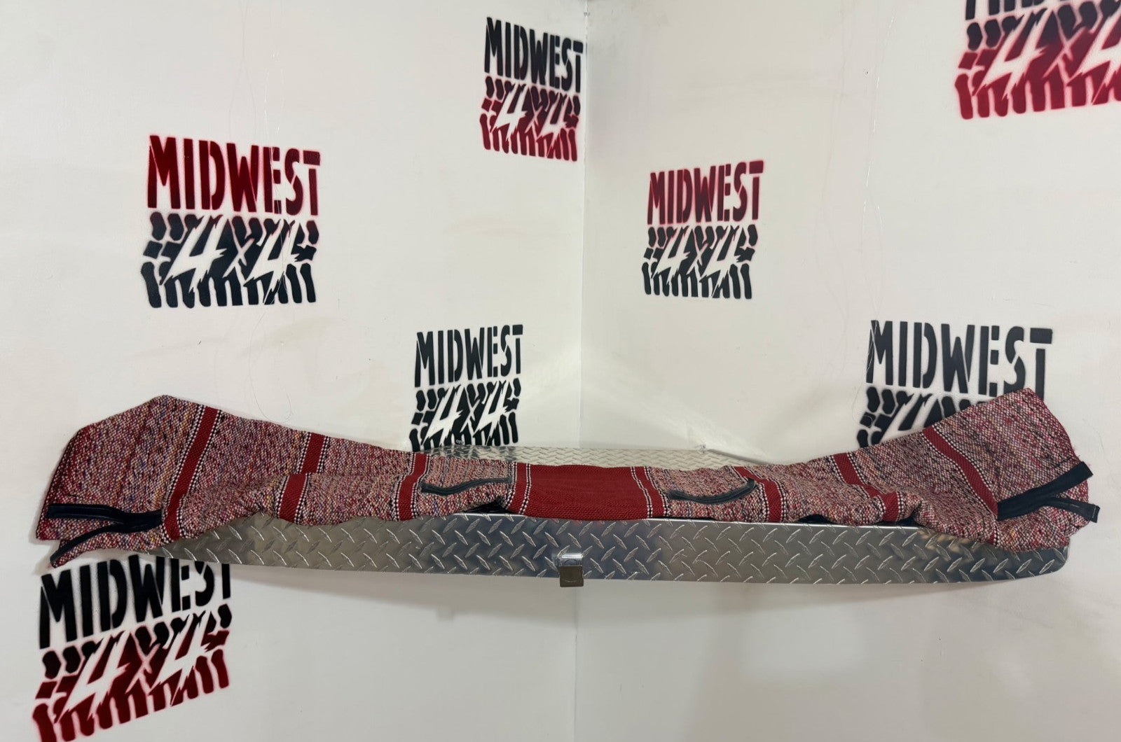 Saddleman Rugged Saddle Blanket Truck Bench Seat Cover- Wine 02252-04