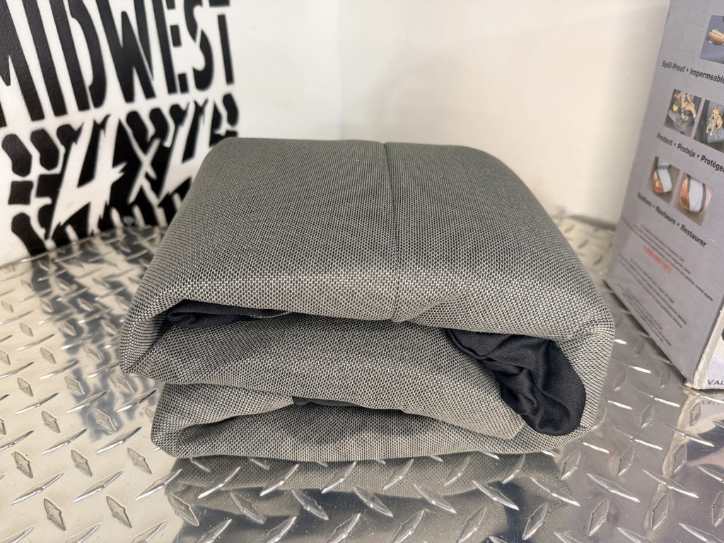 Saddleman Multi Bucket High Back Seat Cover-Value Tweed Charcoal