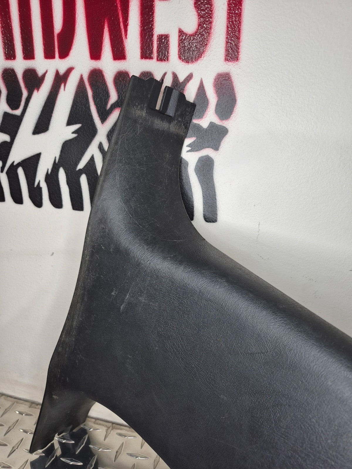 1999-06 Silverado Sierra Suburban B Pillar Trim Panel LH Crew Cab OEM Graphite