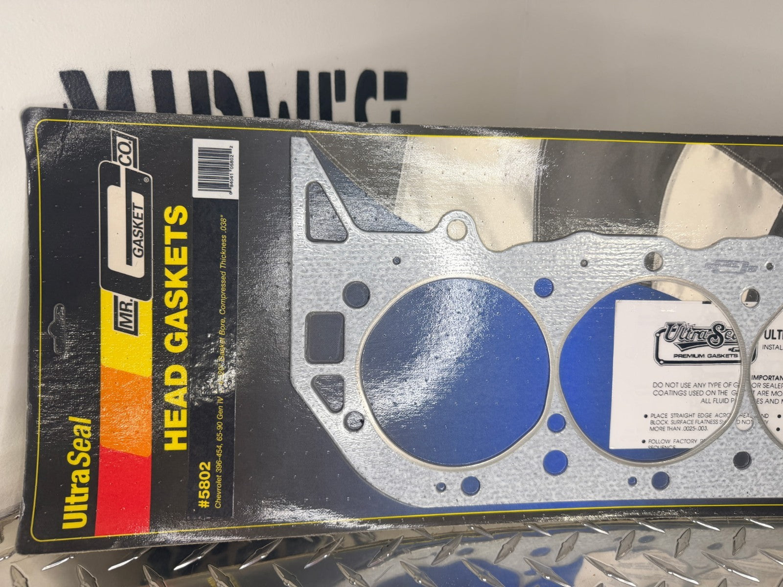 1965-90 Chevy Big Block Head Gasket Set-2 Pairs BBC 396/454 Mr Gasket 5802