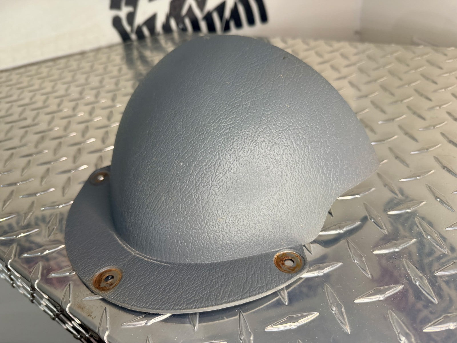 1981-87 Silverado Sierra Suburban Kick Panel AC Vacuum Cover OEM Blue