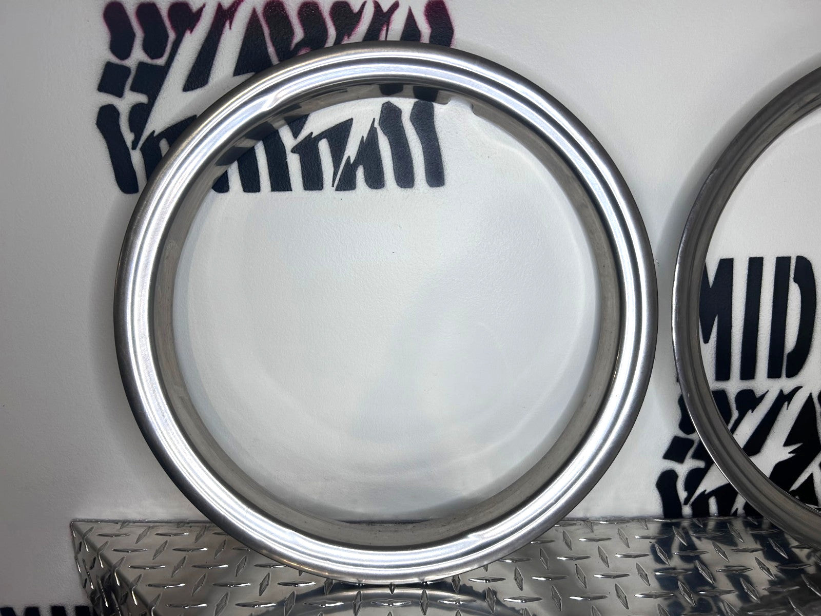 1988-02 Chevy GMC C/K 2500 3500 Wheel Trim Beauty Ring 16" Chrome OEM 4 Set