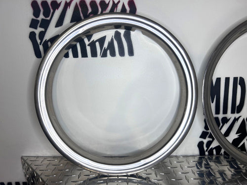 1988-02 Chevy GMC C/K 2500 3500 Wheel Trim Beauty Ring 16" Chrome OEM 4 Set